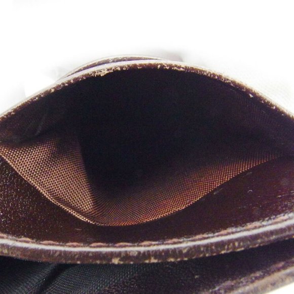 FENDI purses Zucca beige canvas ~ leather Authentic used - Picture 8 of 9